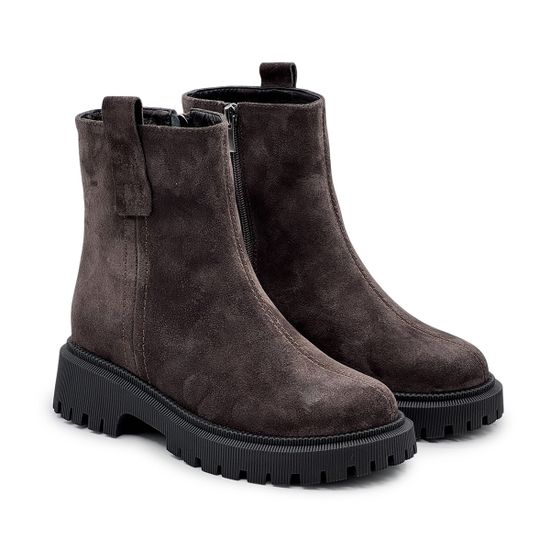 Ботинки CV COVER замшевые на шерсти коричневые - фото 8, 780-231-3 COV MORO