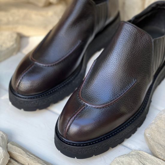 Ботинки Giampieronicola темно-бордовые кожаные демисезонные - фото 12, D41114 GPN BORDO