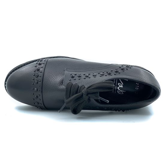 Полуботинки Lab Milano натуральная кожа черного цвета - фото 5, H3230 LAB