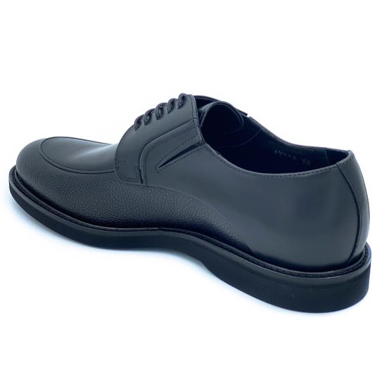 Ботинки Giampieronicola черные кожаные демисезонные - фото 3, 