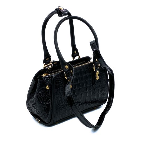 Сумка Marino Orlandi черная лак - фото 2, 