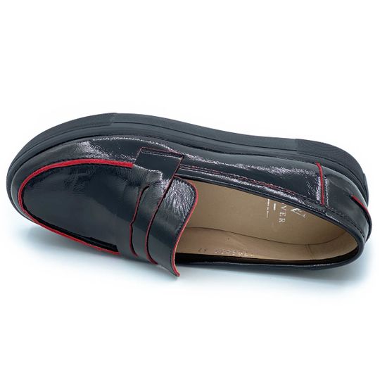 Лоферы Cover черные наплак - фото 5, 1705800 COV