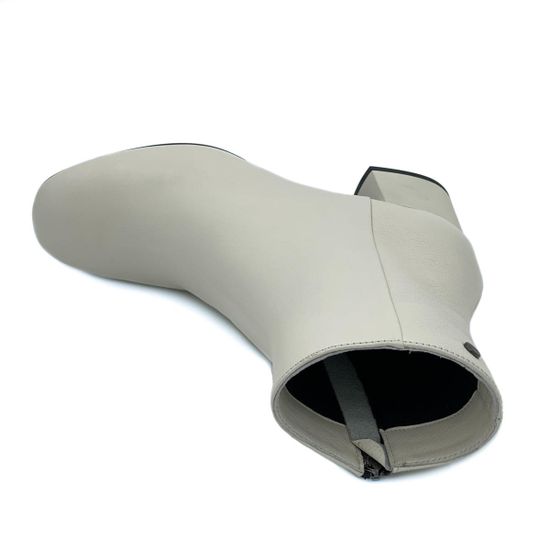 Ботильоны Cover бежевые кожаные Байка - фото 5, 4491141-1 COV