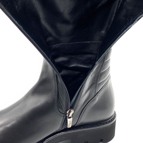 Сапоги Mot CLe черные кожаные демисезонные - фото 6, MOT1608 MOT