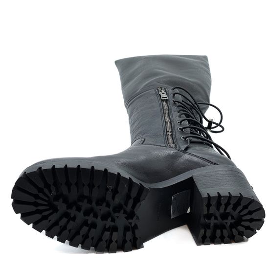 Сапоги Fru.it черные кожа демисезонные - фото 4, 