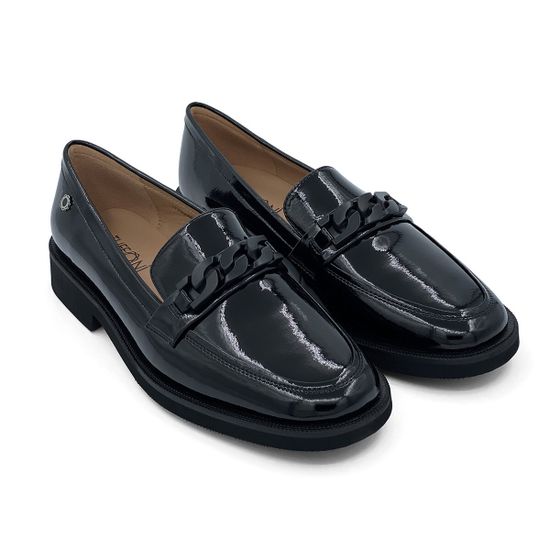 Лоферы Tuffoni черные из лакированной кожи - фото 8, 