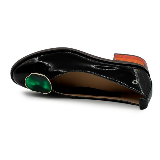 Туфли TUFFONI черные лакированные кожаные - фото 5, 2426001PL TUF LAK