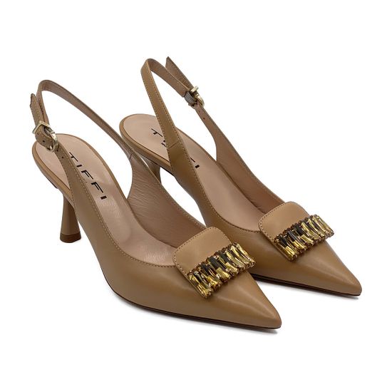 Туфли летние TiffI кожаные бежевые LEGNO - фото 7, G50/70G TI LEGNO