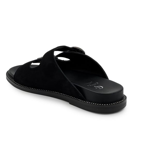 Сабо женские CV COVER черные замшевые - фото 3, 835-1 COV NERO