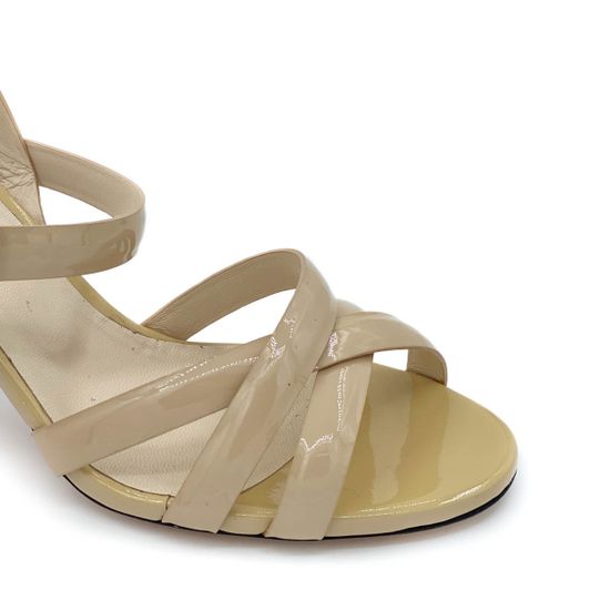 Босоножки Baldinini бежевые наплак - фото 5, 398101 BAL