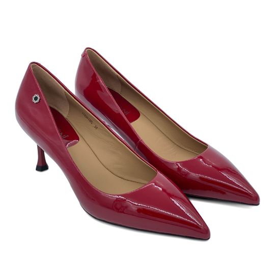 Туфли Tuffoni винного цвета кожаные лакированные - фото 7, 1723013PL TUF VINO