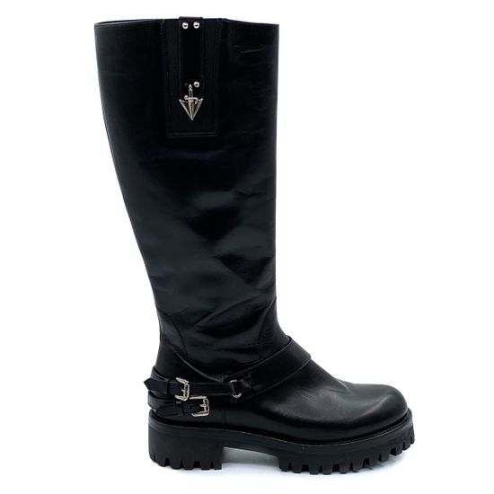 Сапоги Cesare Paciotti 4US черные демисезонные - фото 1, 