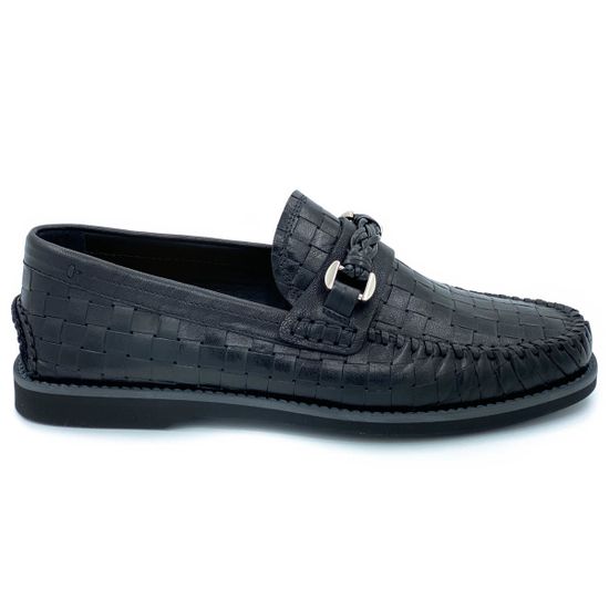 Лоферы Giampieronicola черные кожаные - фото 1, 