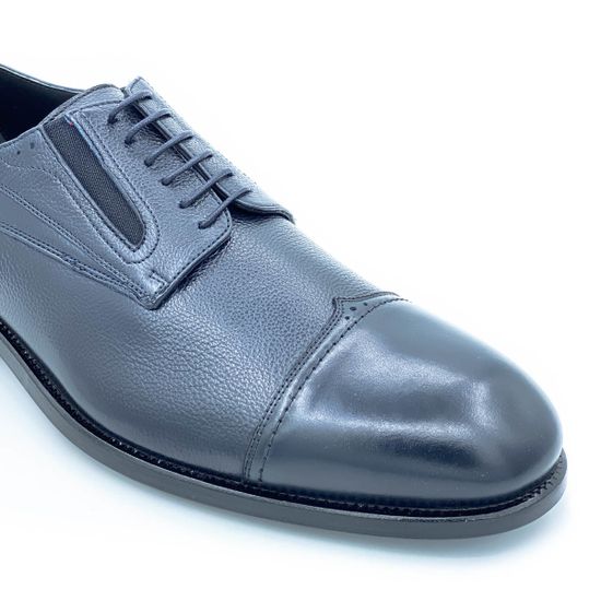 Ботинки Bruno Antolini синие кожаные демисезонные - фото 6, 