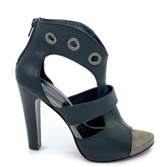 Босоножки Fru.it черные кожаные - фото 1, 3845 (Nero) FR