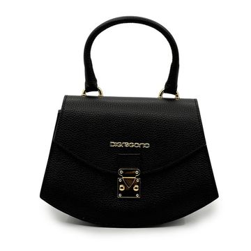 Сумка Di Gregorio черная кожаная - фото 1, 8907 DG NERO