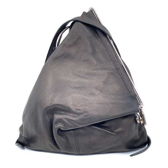 Рюкзак Renato Angi черный кожаный - фото 1, 