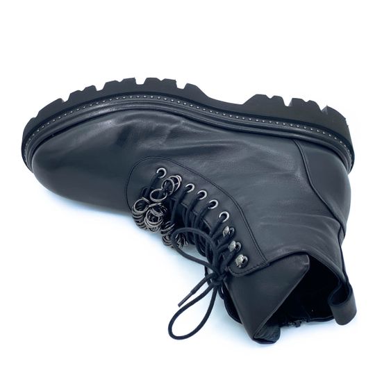 Ботинки Fru.it черные кожаные Байка - фото 5, 7702L FR