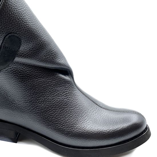 Ботинки Cover графитового цвета МЕХ - фото 6, 