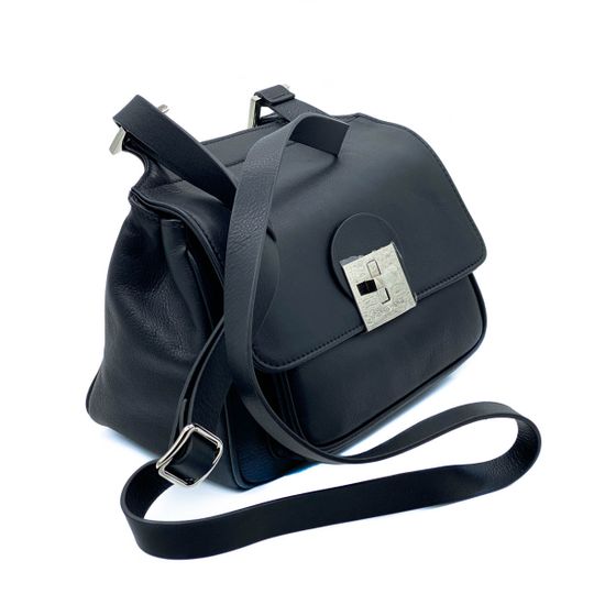 Сумка Renato Angi черная кожаная - фото 2, 