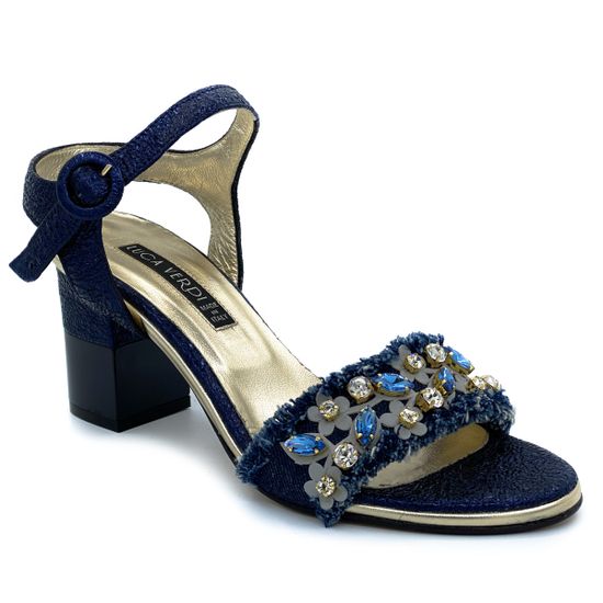 Босоножки Luca Verdi синие - фото 2, 