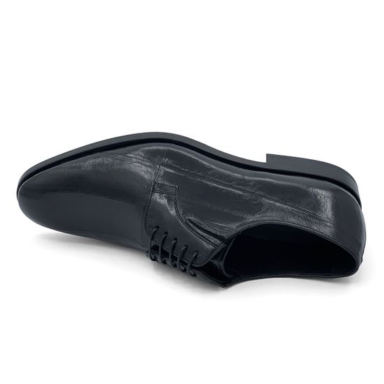 Туфли Bruno Antolini черные кожа угря демисезонные - фото 5, 92642 BA NERO