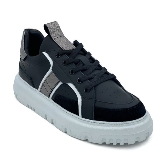 Кроссовки Tuffoni черные кожа/замша - фото 2, 3623004LL TUF