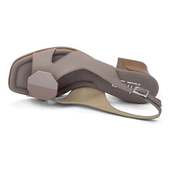 Босоножки Elisa Di Venezia бежевые кожаные(5001) - фото 5, E10633 ELISA 5001