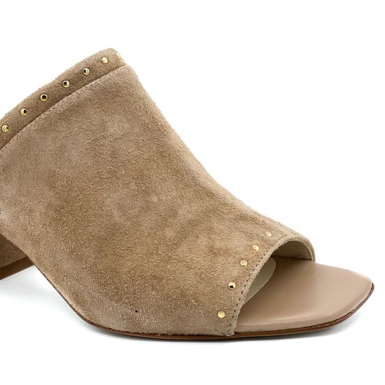 Сабо DiGiada бежевые замшевые - фото 6, 1002 GIA