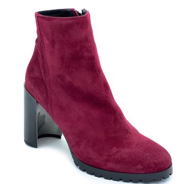 Ботильоны DiGiada бордовые замшевые МЕХ - фото 2, 1424 GIA BORDO
