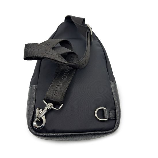 Рюкзак кросс-боди Renato Angi черный кожа/текстиль - фото 3, 3358710 RA NERO