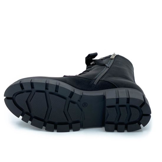 Ботинки Ilasio Renzoni черные кожаные демисезонные - фото 4, 