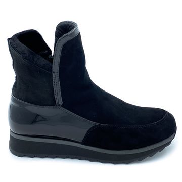 Ботинки Cover черные замшевые МЕХ - фото 1, 8078801-2 COV