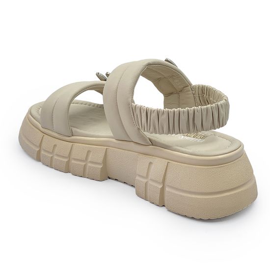 Сандалии NILA&amp;NILA кожаные бежевые - фото 3, NO1850 NIL BEIGE