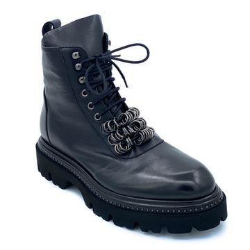 Ботинки Fru.it черные кожаные Байка - фото 2, 7702L FR