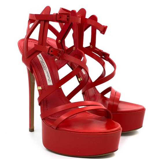 P5D9M2056 GML Босоножки кожа крас - фото 6, P4D8M1045 GML ROSSO