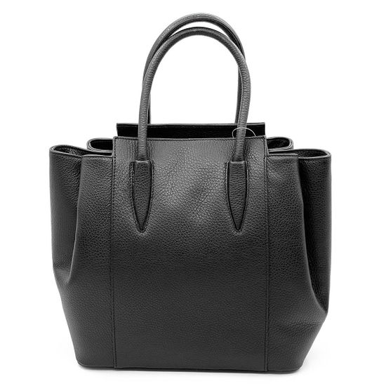 Сумка Di Gregorio черная кожаная - фото 3, 