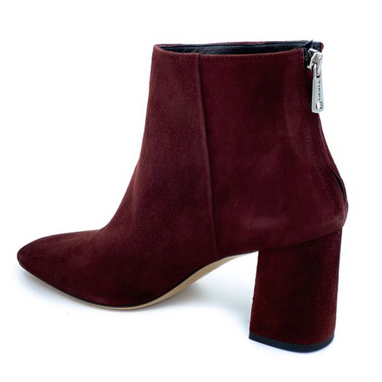 Ботильоны Tiffi темно-бордовые замшевые демисезонные - фото 3, Q539/70F TI MORO