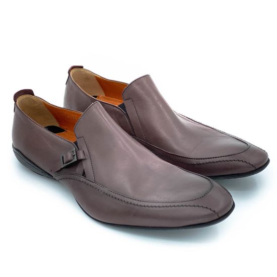 Туфли Ernesto Dolani коричневые кожаные - фото 7, 