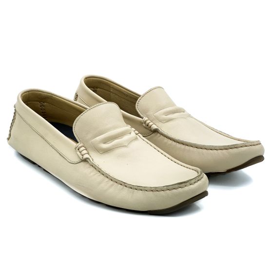 Мокасины Giampieronicola бежевые кожаные - фото 7, 