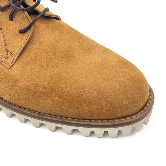 Туфли Mario Bruni рыжие замшевые - фото 6, 64290 MB CUOIO