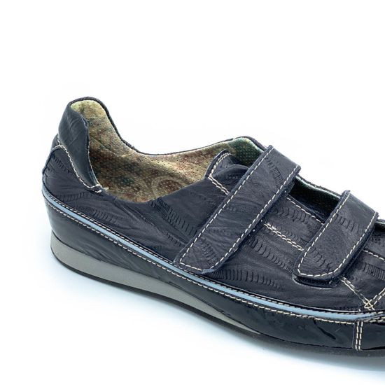 Кеды Bagatto черные кожаные - фото 6, 