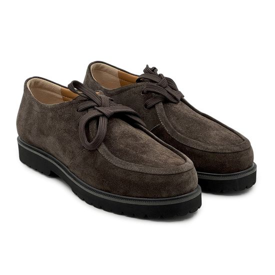 Полуботинки CV COVER серо-коричневые замшевые демисезонные - фото 8, 707333-1 COV GRIGIO