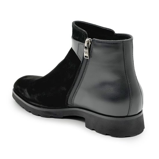 Ботинки GIAMPIERONICOLA черные замша/кожа на меховой подкладке - фото 3, A45221 GPN