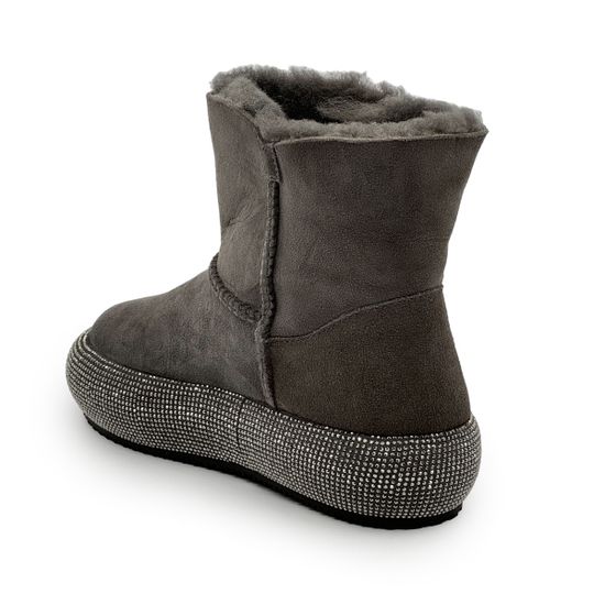 Ботинки угги TUFFONI серые замшевые на меху - фото 3, 1024047VF TUF GRIGIO