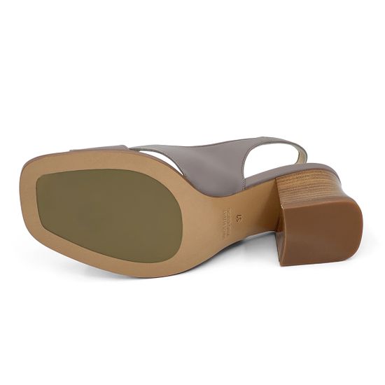 Босоножки Elisa Di Venezia бежевые кожаные(5001) - фото 4, E10633 ELISA 5001