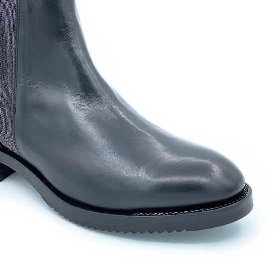 Ботинки Mot CLe черные кожаные демисезонные - фото 6, 