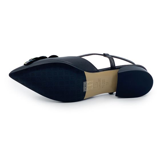 Туфли открытые Ilasio Renzoni черные кожаные - фото 4, 6808 IR NERO