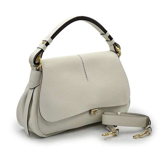 Сумка Loristella белая кожаная - фото 2, 2947 LS BIANCO