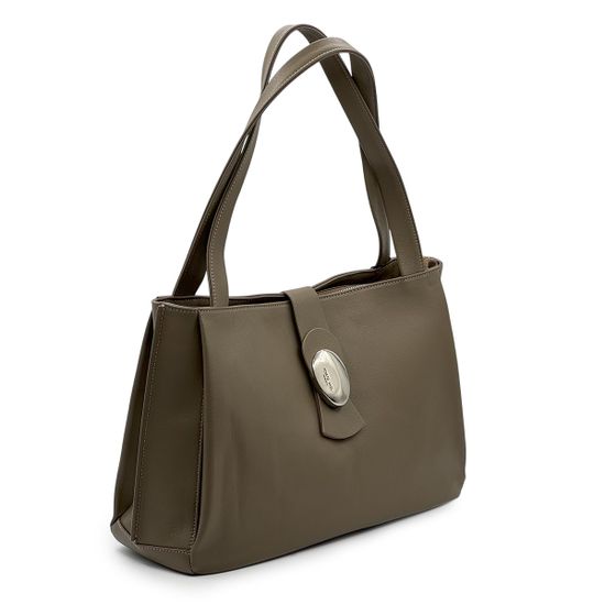 Сумка Renato Angi серая кожаная - фото 2, 3402581 RA GRIGIO